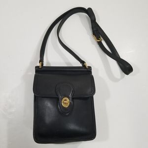 Vintage Coach Murphy 9930 Black leather Crossbody